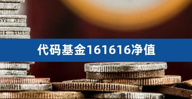 基金161610-基金161610今日净值查询结果