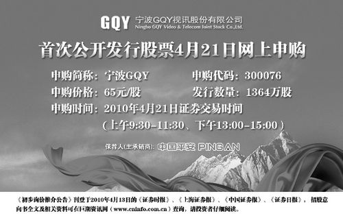 宁波gqy股票-宁波GQY股票代码