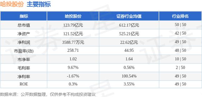 哈投股份股票-哈投股份股票股吧