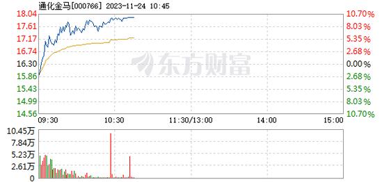 通化金马-通化金马涨停
