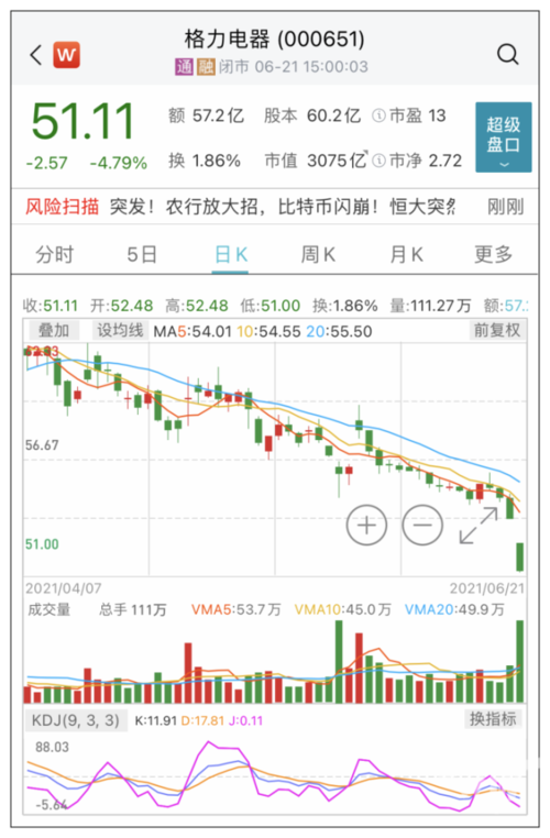格力电器股票-格力电器股票股吧